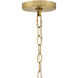 Brynn 1 Light 14 inch Lacquered Brass Pendant Ceiling Light