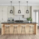 Open Louvers 1 Light 10 inch Matte Black Pendant Ceiling Light