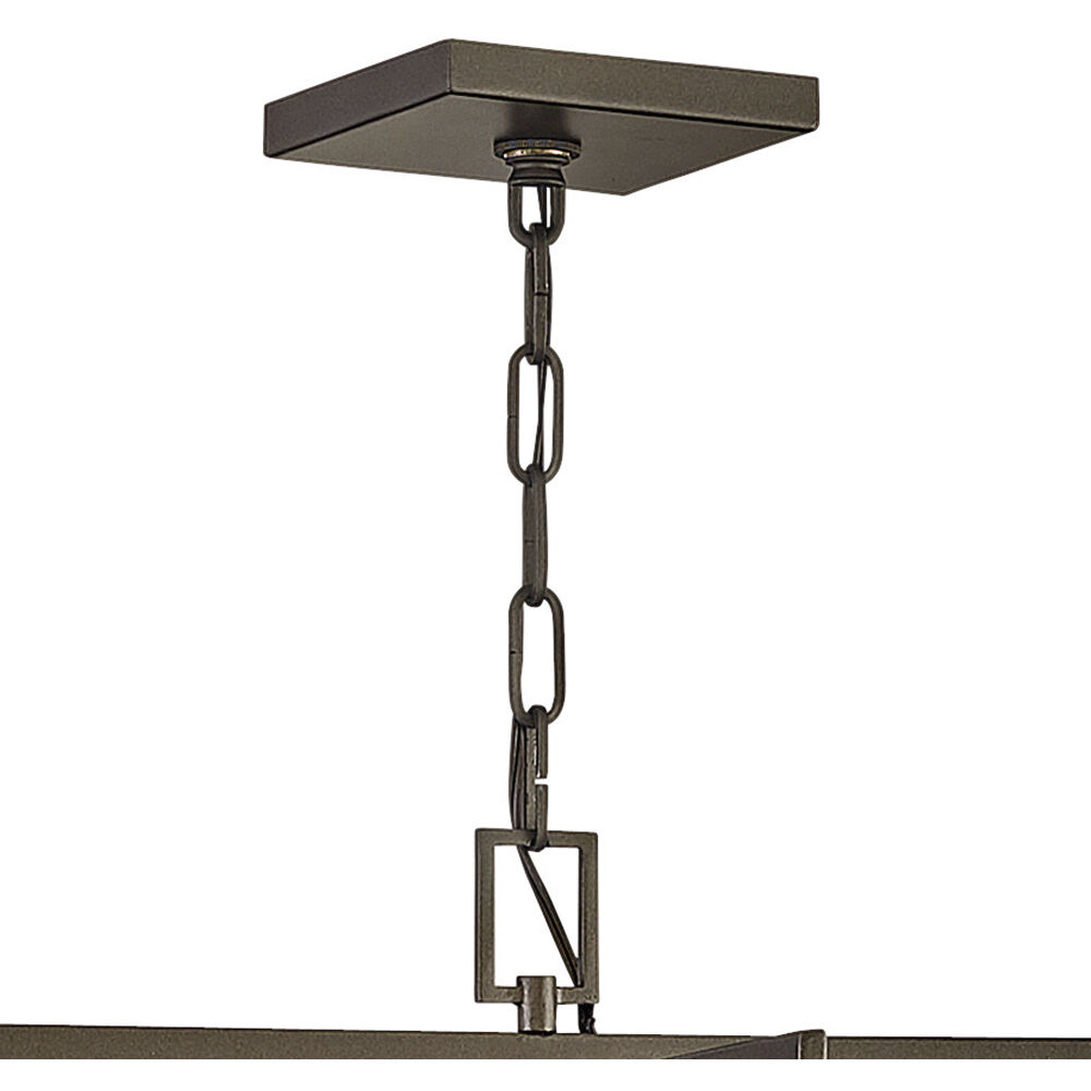 Anders 5 Light 22 inch Metallic Matte Bronze with Deluxe Gold Indoor Chandelier Ceiling Light