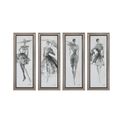 Fashion Sketchbook 40 X 16 inch Framed Prints