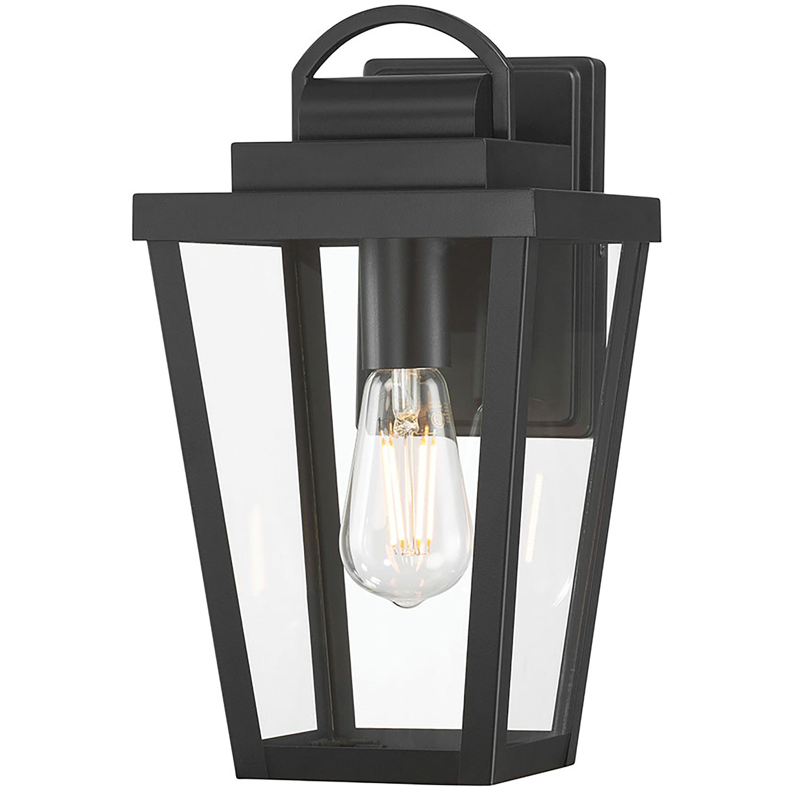 Brenwick 1 Light 13 inch Powder Coated Black Outdoor Wall Sconce
