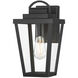 Brenwick 1 Light 13 inch Powder Coated Black Outdoor Wall Sconce