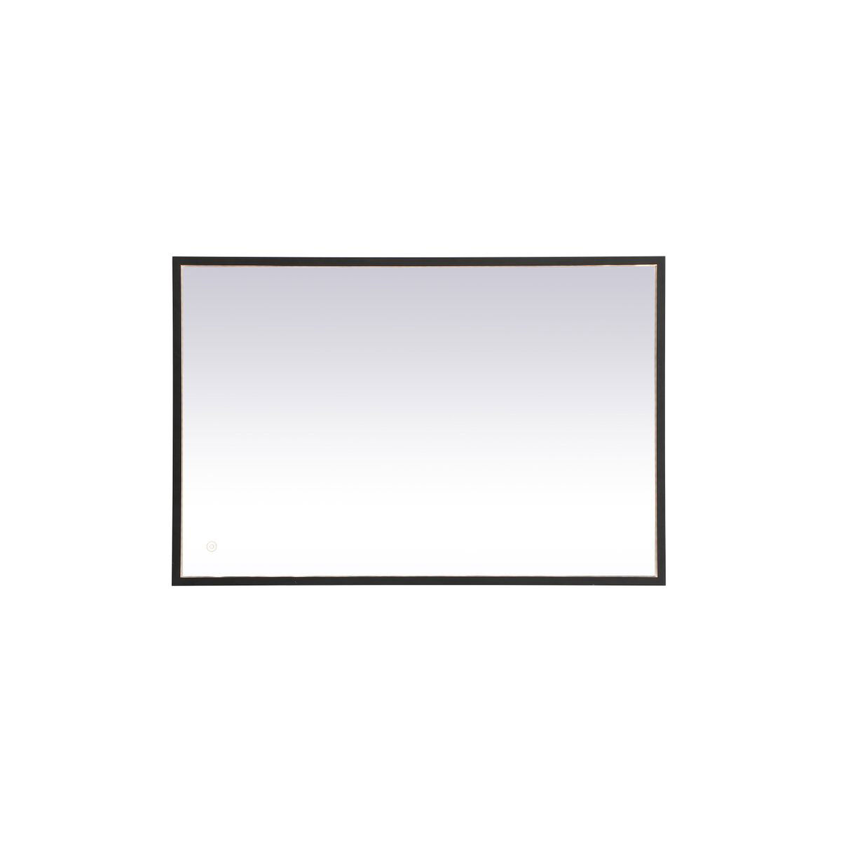 Pier 40 X 20 inch Black LED Mirror