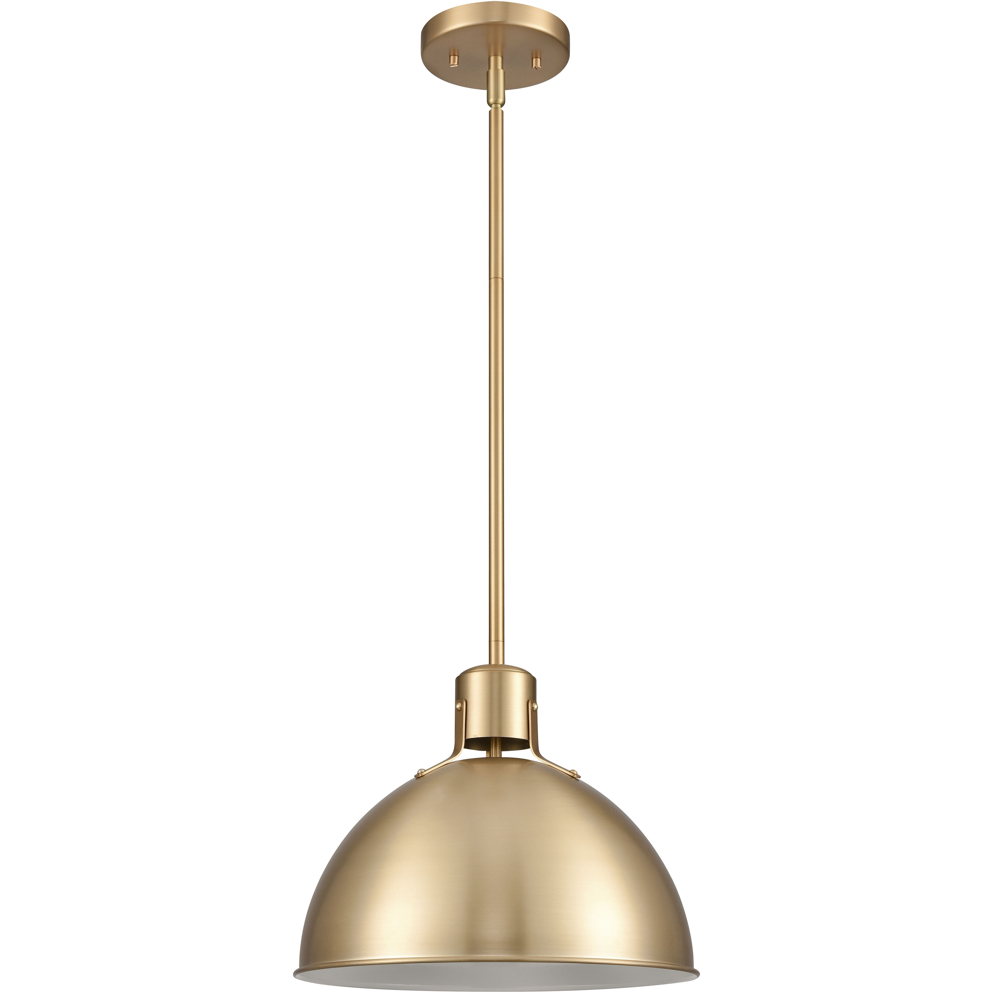 Zayne 1 Light 12 inch Brushed Gold Pendant Ceiling Light