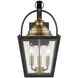 Savannah 3 Light 17 inch Oil-Rubbed Bronze Exterior Wall Mount