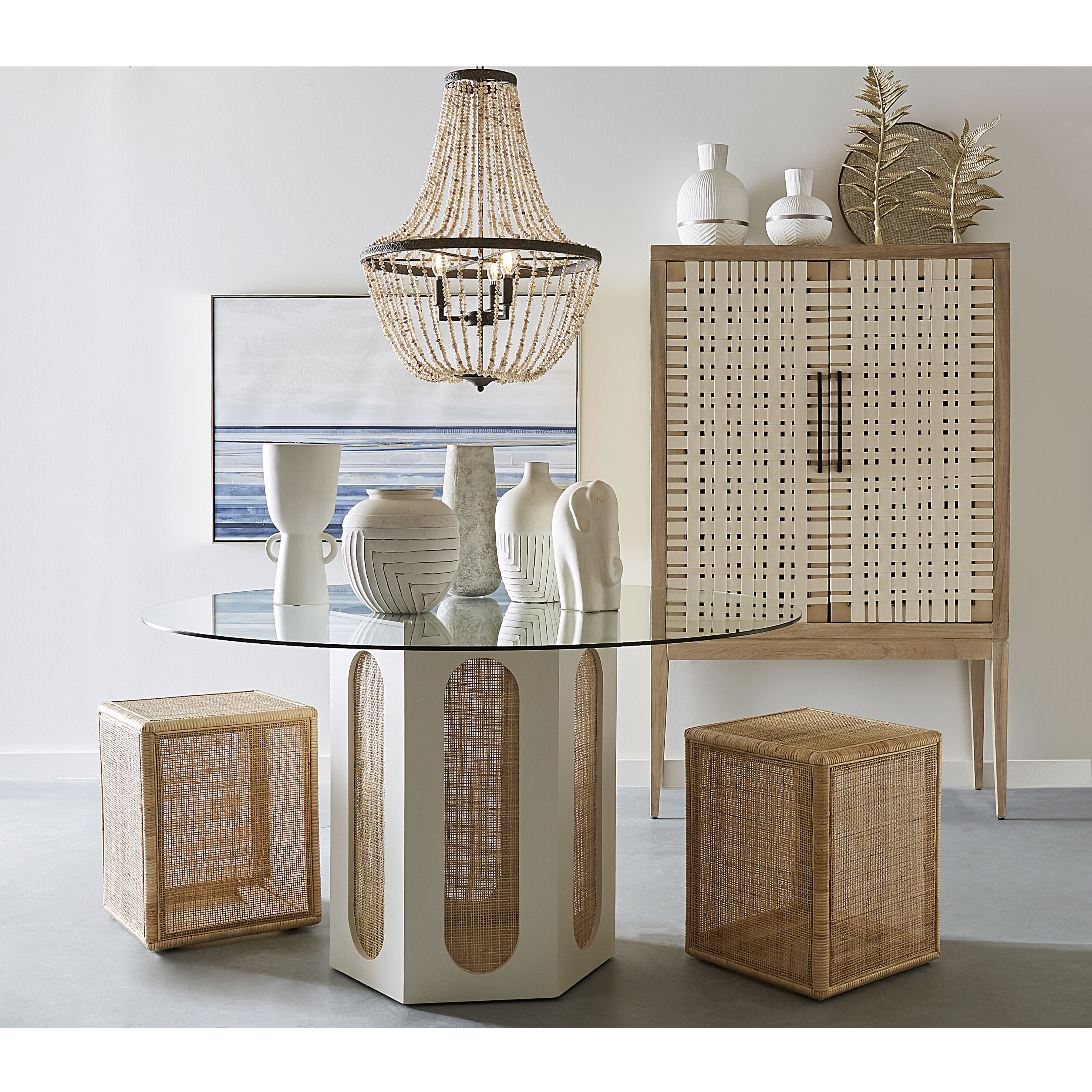 Fern 25 X 10.25 inch Sculpture, Set of 2