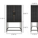 Mako Black Bar Cabinet