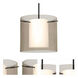Pahu 12 LED Black Stem Pendant Ceiling Light