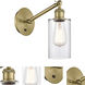 Ballston Clymer 1 Light 5 inch Antique Brass Sconce Wall Light