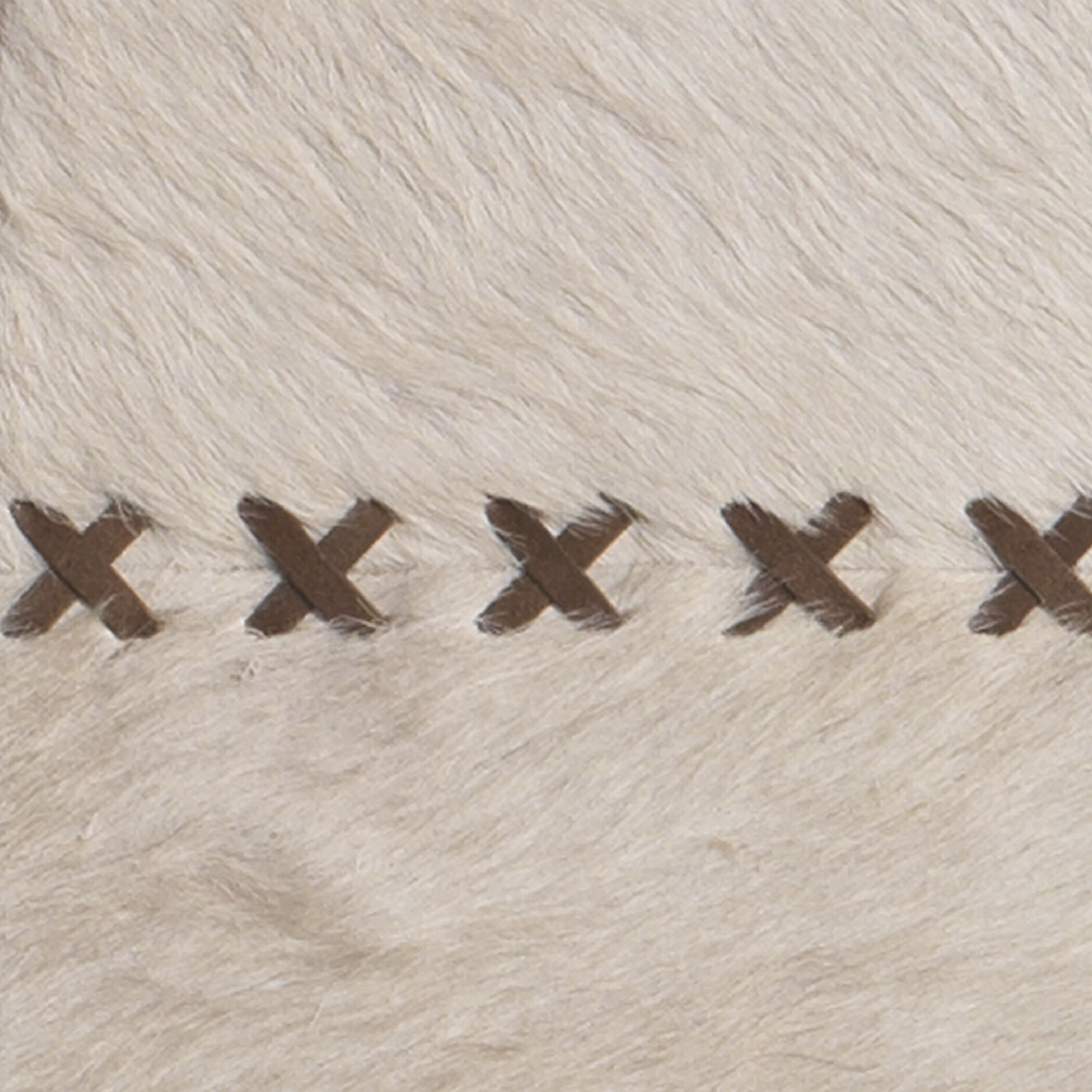 Cross Stitch 36 X 36 inch White Hide Mirror