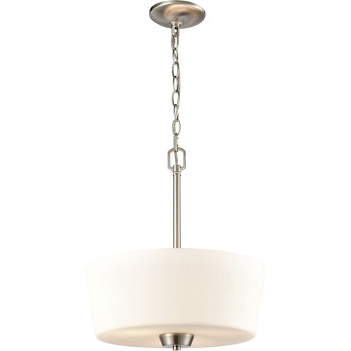 Winslow 3 Light 15 inch Brushed Nickel Pendant Ceiling Light, Large