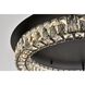 Monroe 1 Light 26 inch Black Flush Mount Ceiling Light
