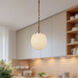 Alora Mood Cherise 1 Light 11.88 inch Brushed Gold Pendant Ceiling Light