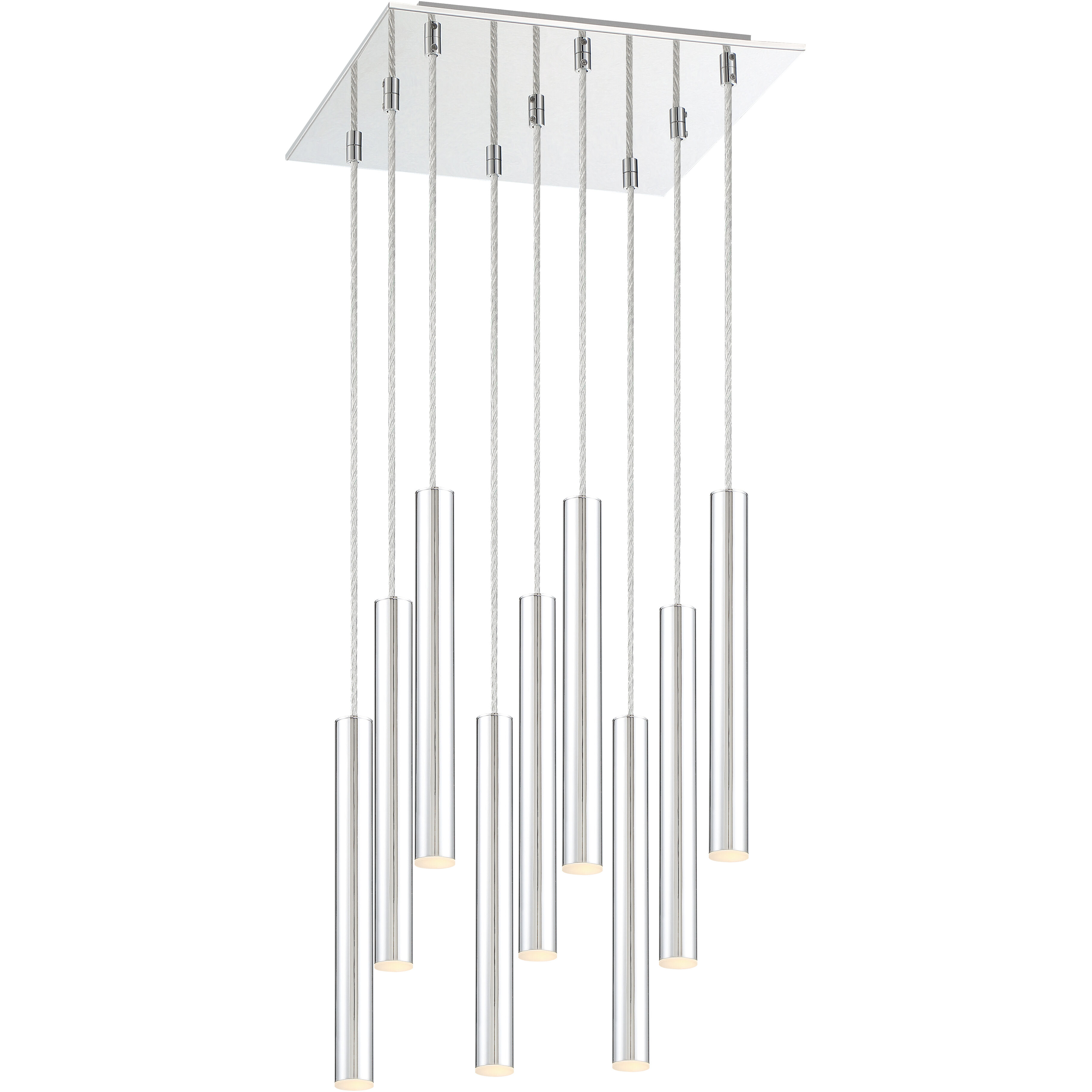 Forest LED 14 inch Chrome Chandelier Ceiling Light