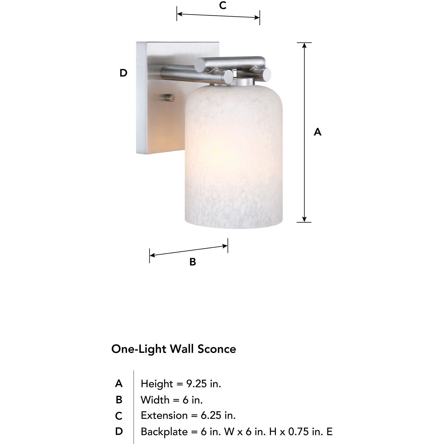 Bluestone Ridge Wall Sconce Wall Light in Brushed Nickel