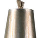 Fragment 40 inch 60.00 watt Silver Leaf And Umber Glaze Table Lamp Portable Light, Flambeau