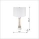 Contemporary 30.2 inch 40.00 watt White/Bronze Table Lamp Portable Light