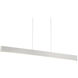 Ventrix 1 Light 48 Brushed Aluminum Track Fixtures Ceiling Light