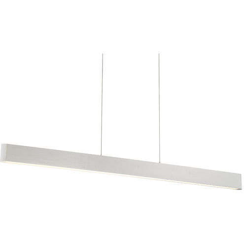 Ventrix 1 Light 48 Brushed Aluminum Track Fixtures Ceiling Light