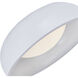 Lynx LED 12.6 inch Matte White Flush Mount Ceiling Light