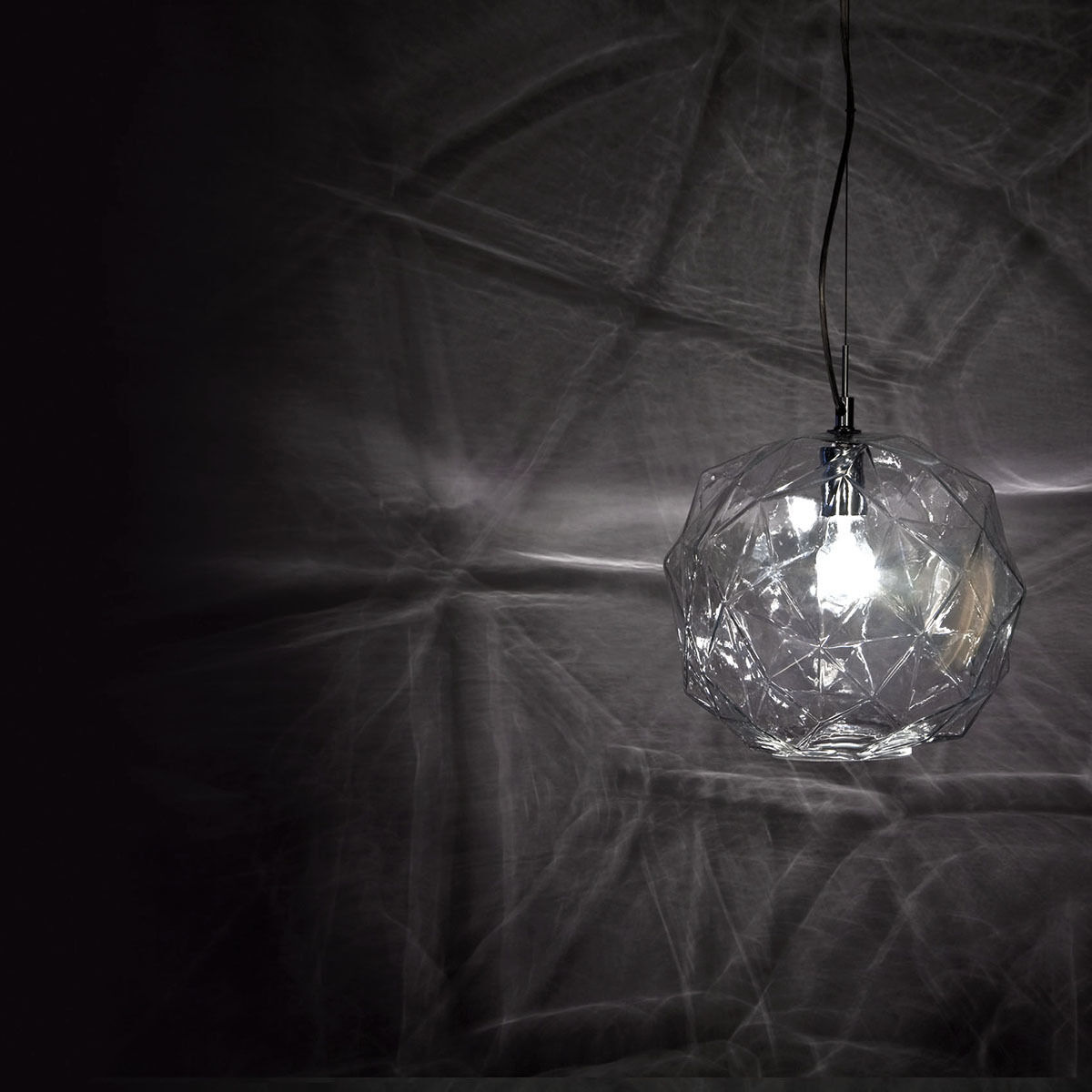 Studio 1 Light 12 inch Chrome Pendant Ceiling Light