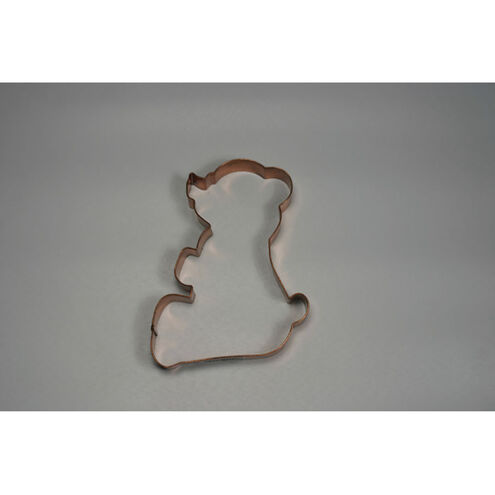 Teddy Bear 2 Copper Cookie Cutter