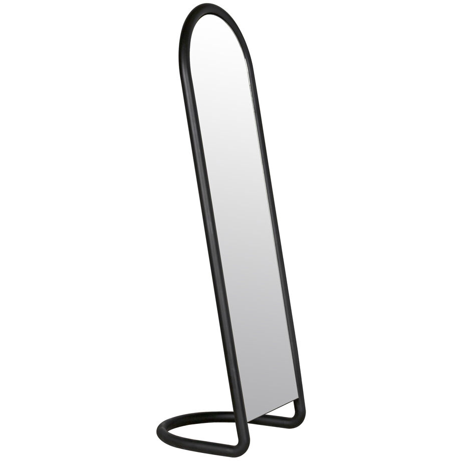 Duke 71 X 23.5 inch Matte Black Mirror