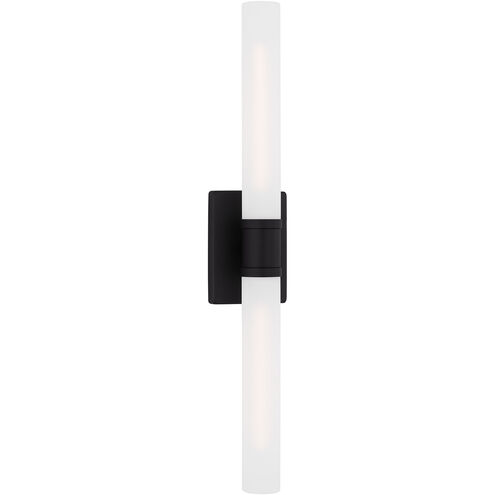 Keaton 2 Light 5 inch Midnight Black Bath Vanity Wall Light