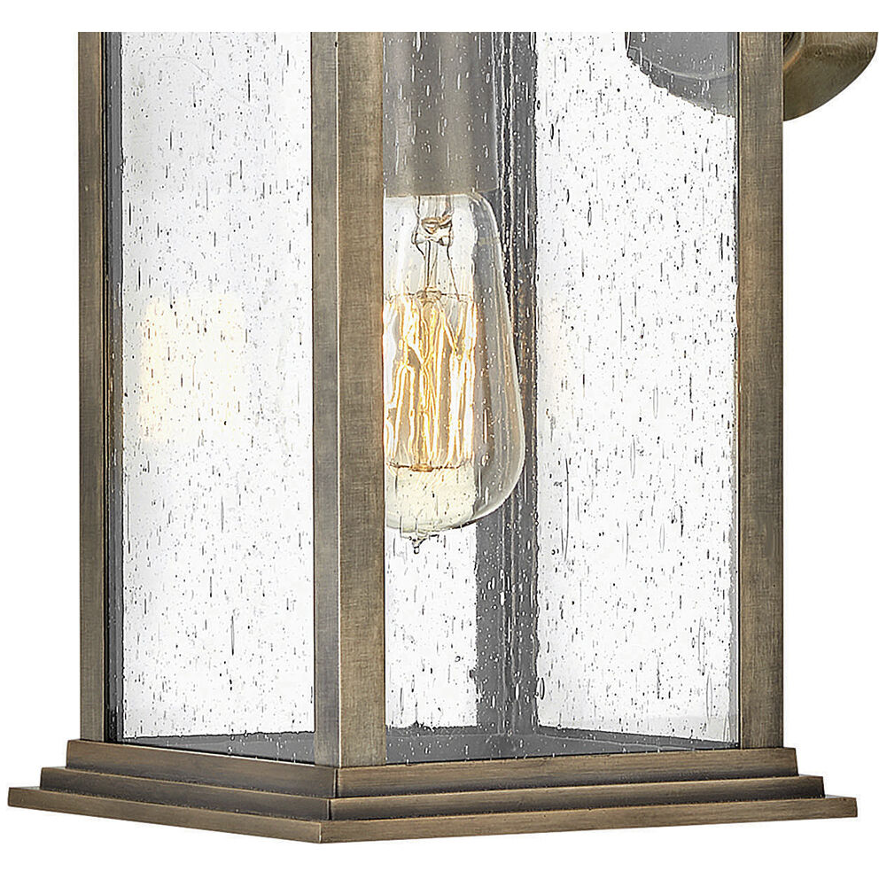 Grant Outdoor Wall Mount Lantern in Burnished Bronze