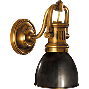 Chapman & Myers Yoke 1 Light 5 inch Hand-Rubbed Antique Brass Suspended Sconce Wall Light in Bronze