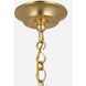 Julie Neill Farfalle LED 29.25 inch Gild Basket Chandelier Ceiling Light