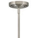 Lisa McDennon Tallulah 3 Light 14 inch Polished Nickel Pendant Ceiling Light