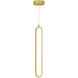 Sienna LED 3.5 inch Gold Pendant Ceiling Light