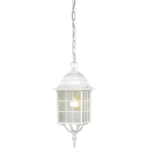 Adams 1 Light 6 inch White Outdoor Hanging Lantern