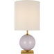 kate spade new york Elsie 20.5 inch 15 watt Lilac Table Lamp Portable Light, Small