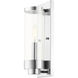 Hillcrest 1 Light 12 inch Polished Chrome Outdoor ADA Wall Lantern