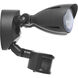 Brentwood LED 7.17 inch Black Outdoor Security Light