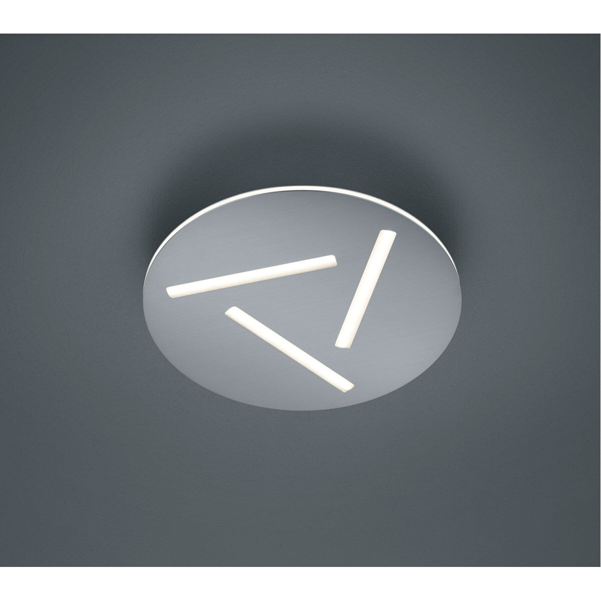 Modena 3 Light 12 inch Nickel-Matte Flush Mount Ceiling Light