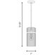 Drew & Jonathan Liouet 1 Light 7 inch Midnight Black Pendant Ceiling Light, Small