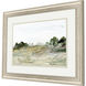 Relaxing View Green and Blue and White and Yellow Framed Art