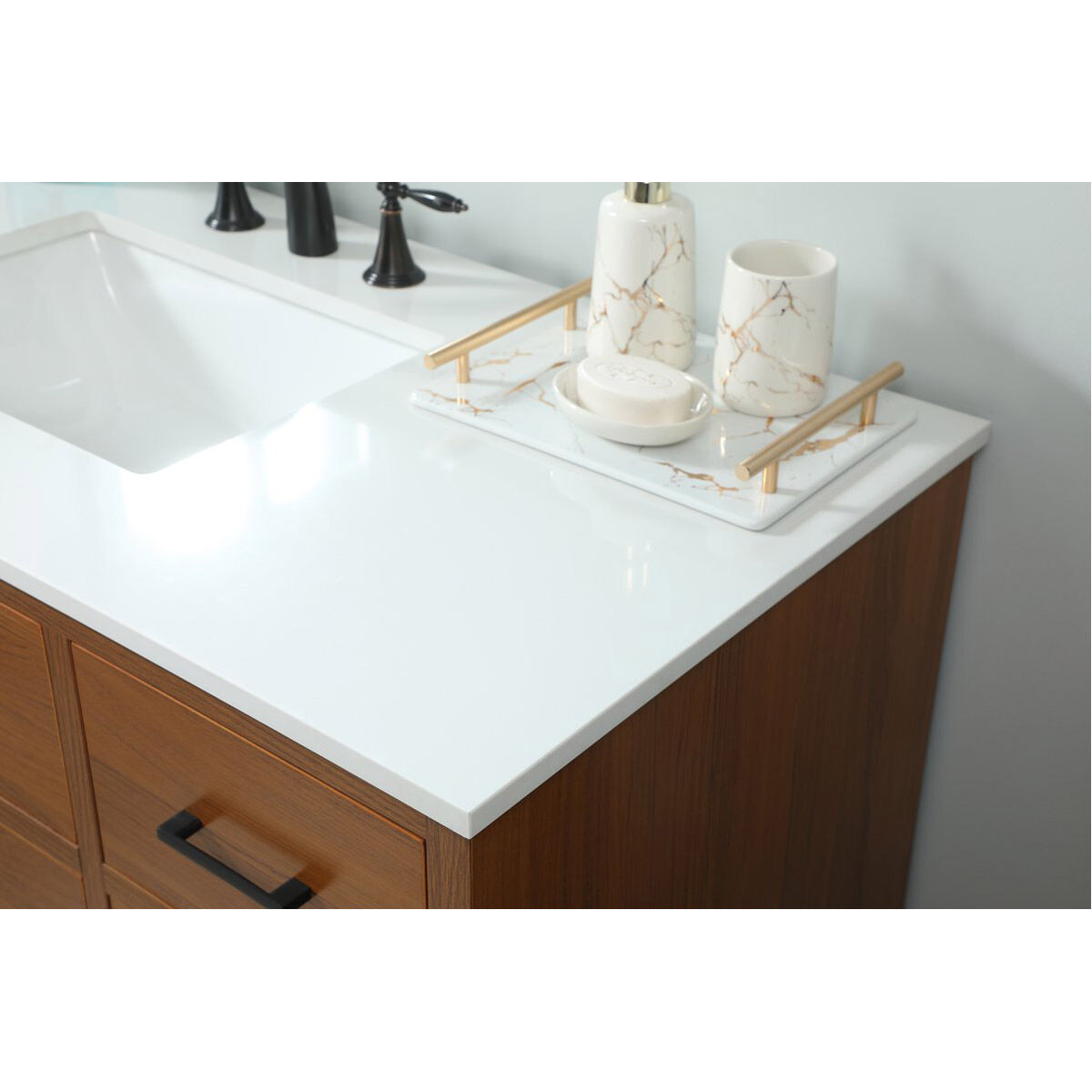 Boise 48 X 22 X 34 inch Teak Vanity Sink Set