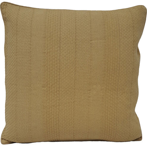 Sevie 22 X 5 inch Mustard Accent Pillow