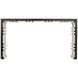 Nelson 60 X 14 inch Ebony Walnut and White Console in Ebony with White