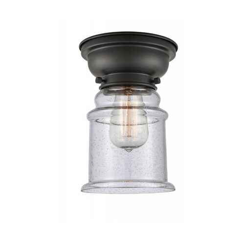 Aditi Halophane LED 9 inch Matte Black Flush Mount Ceiling Light in Matte White Halophane Glass, Aditi