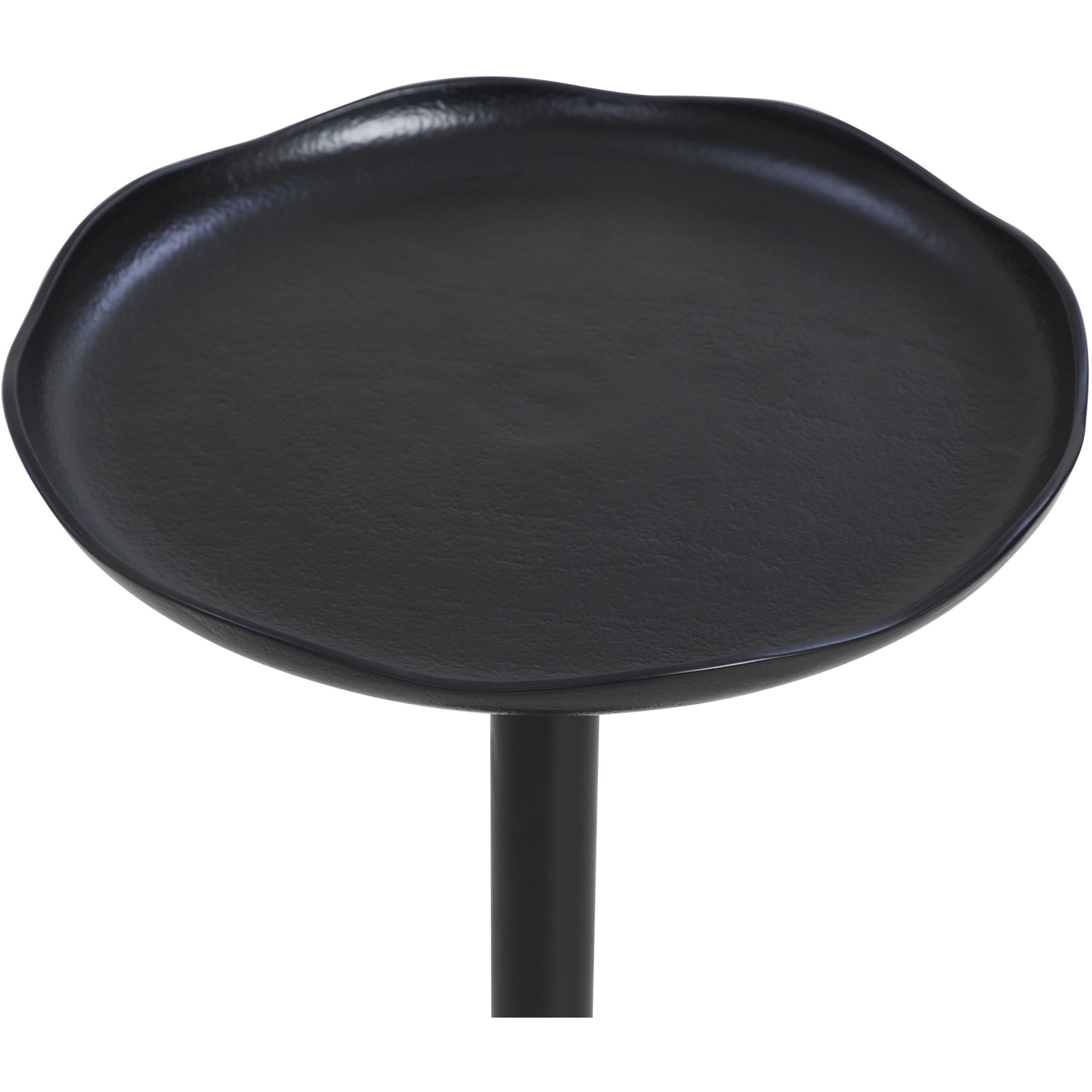 Fiora 22 X 12 inch Matte Black Side Table