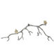 Alvada 21 inch Nickel Wall Hook
