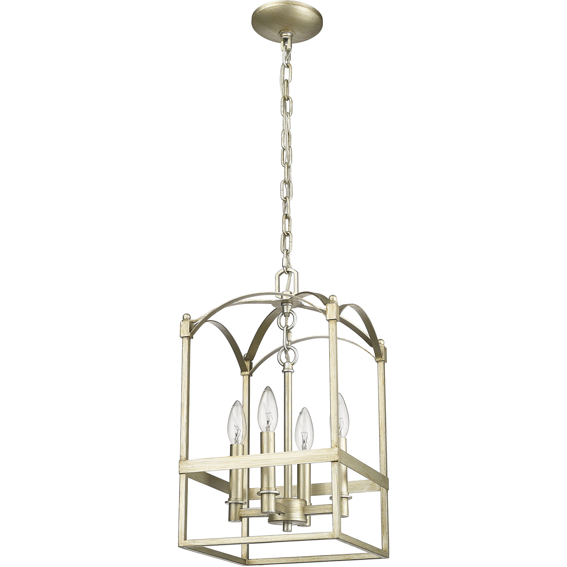 Cormac 4 Light 10 inch Washed Gold Pendant Ceiling Light