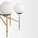 Edie 29.92 inch Gold Chandelier Ceiling Light