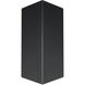 Summit LED 14 inch Black Outdoor Wall Light in 4000K, dweLED
