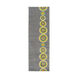 Dazzle 36 X 24 inch Charcoal/Lime/Sky Blue/Taupe/Dark Brown/Ivory Rugs, Wool